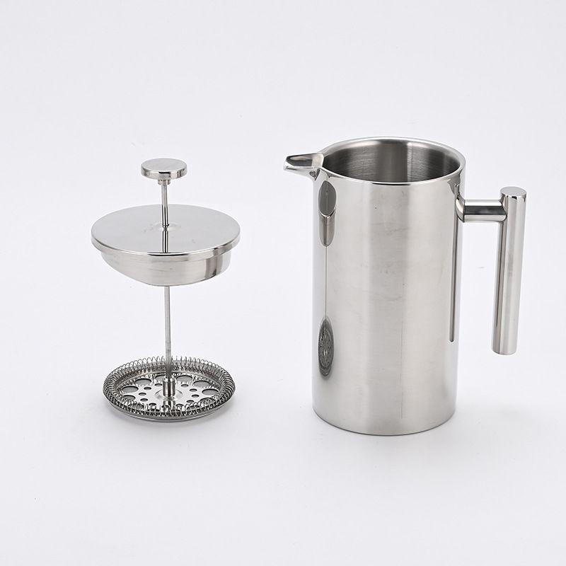 Cafetera Manual Prensa Francesa Acero Cafe 800ml - Norplat-3