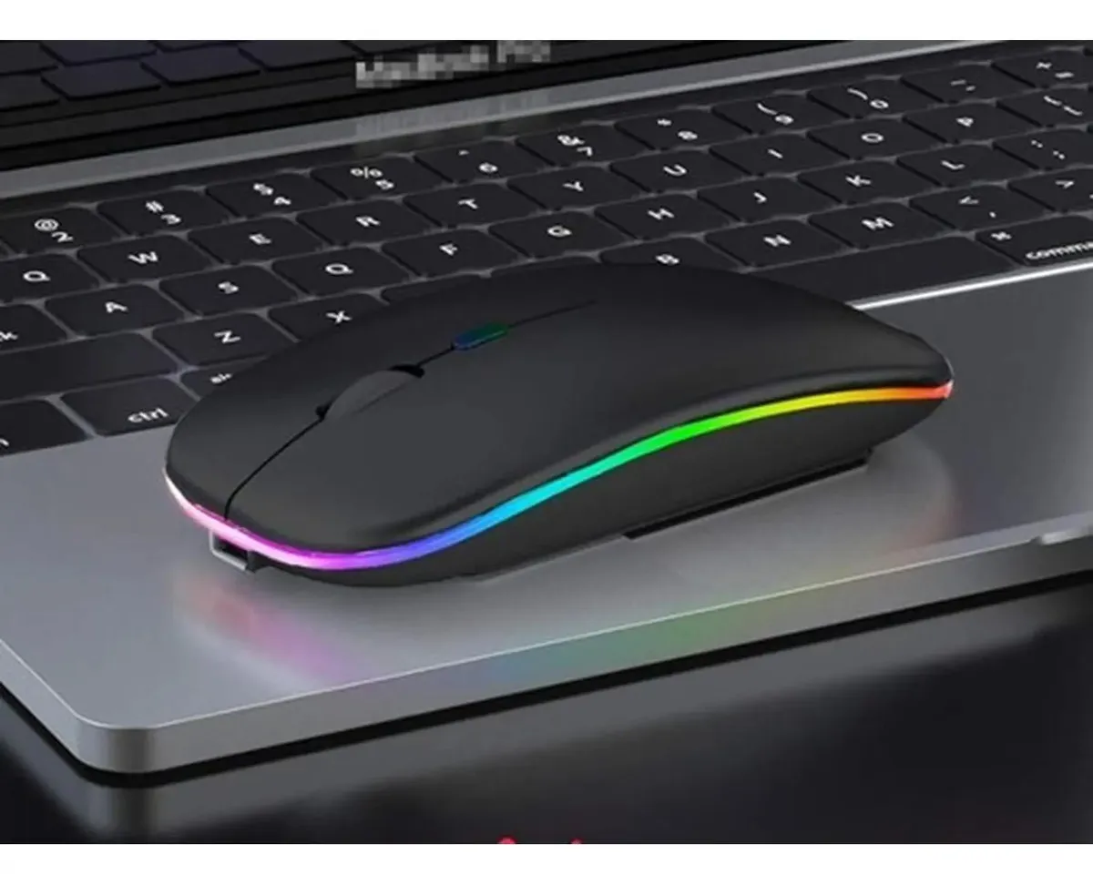 Mouse Bluetooth O Inalámbrico Xusb 2.4g Norplat Recargable Negro-3