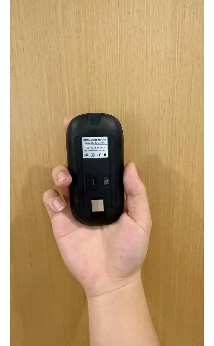 Mouse Bluetooth O Inalámbrico Xusb 2.4g Norplat Recargable Negro-7