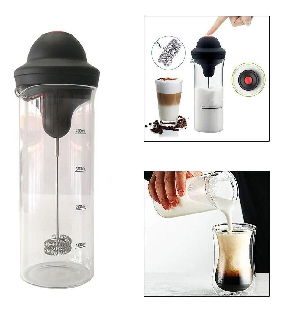 Vaso Espumador Texturizador De Leche A Batería - Norplat-8