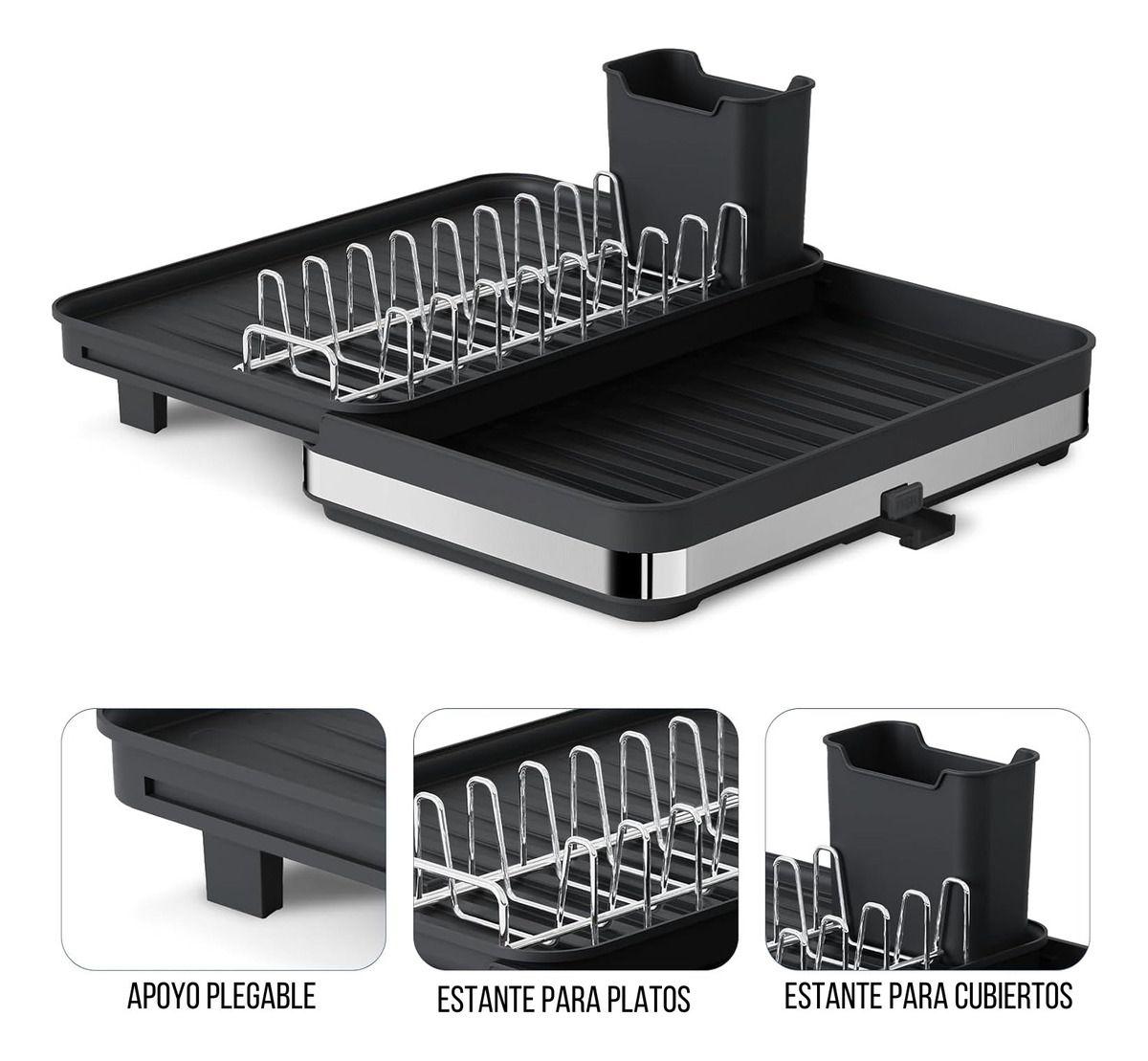 Secaplatos Escurridor Platos Loza Acero Inoxidable - Norplat-2