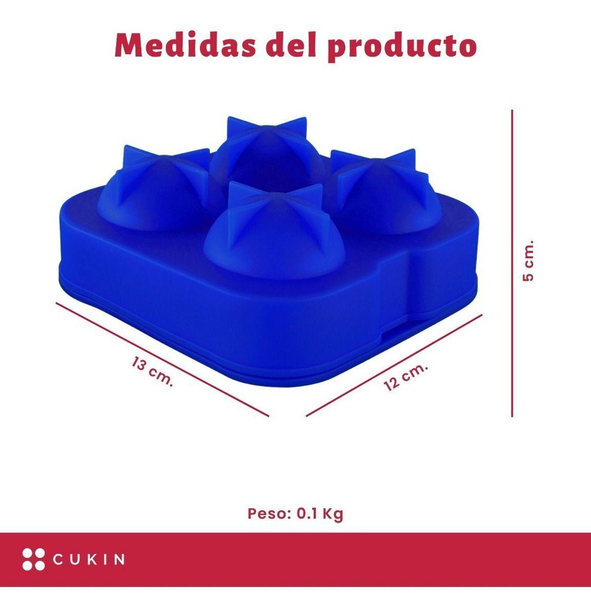 Molde De Silicona Para Bolas De Hielo 4.5 Cm Norplat-2