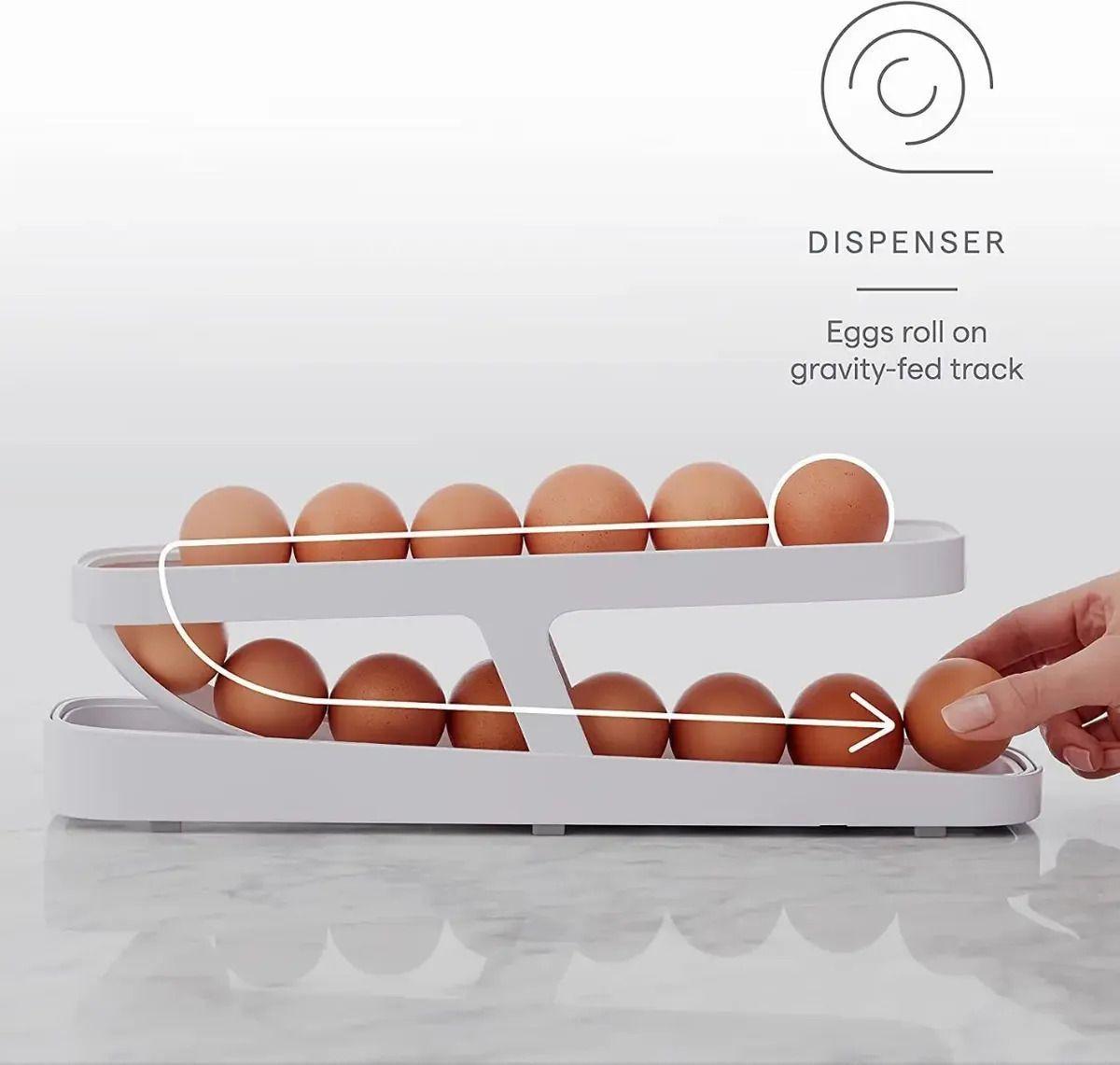 Huevera Organizador Dispensador Porta 14 Huevos - Norplat-3