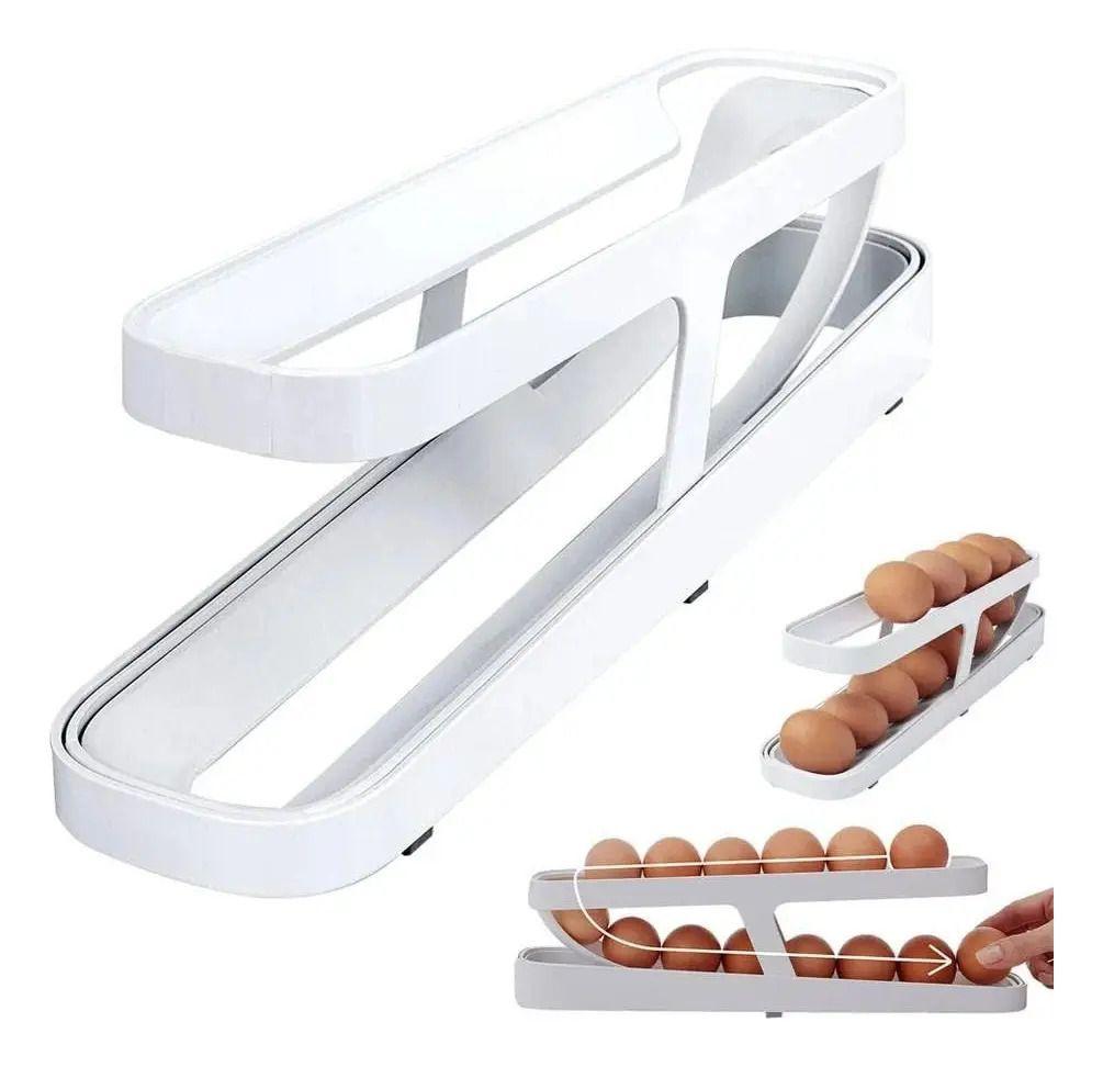 Huevera Organizador Dispensador Porta 14 Huevos - Norplat-6