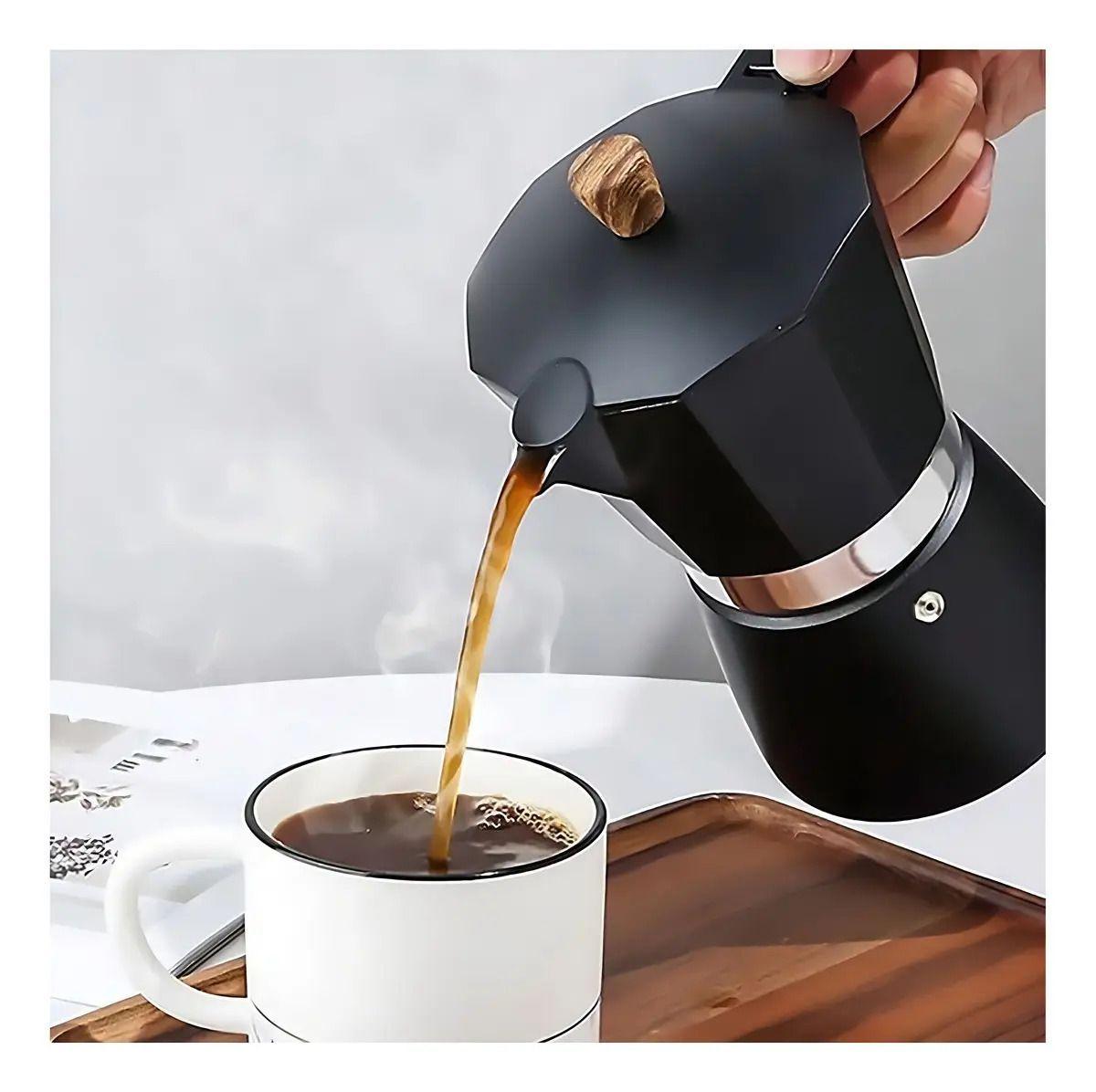 Cafetera Espresso Italiana De Diseño Premium 6 Tazas Norplat-3