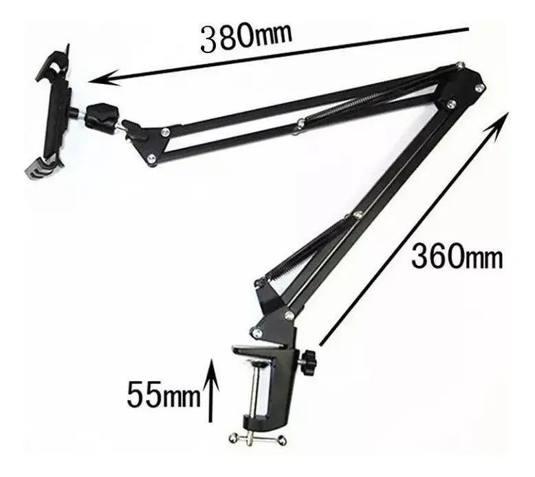 Soporte Celular Escritorio Porta Celular Universal Con Brazo - Norplat-1