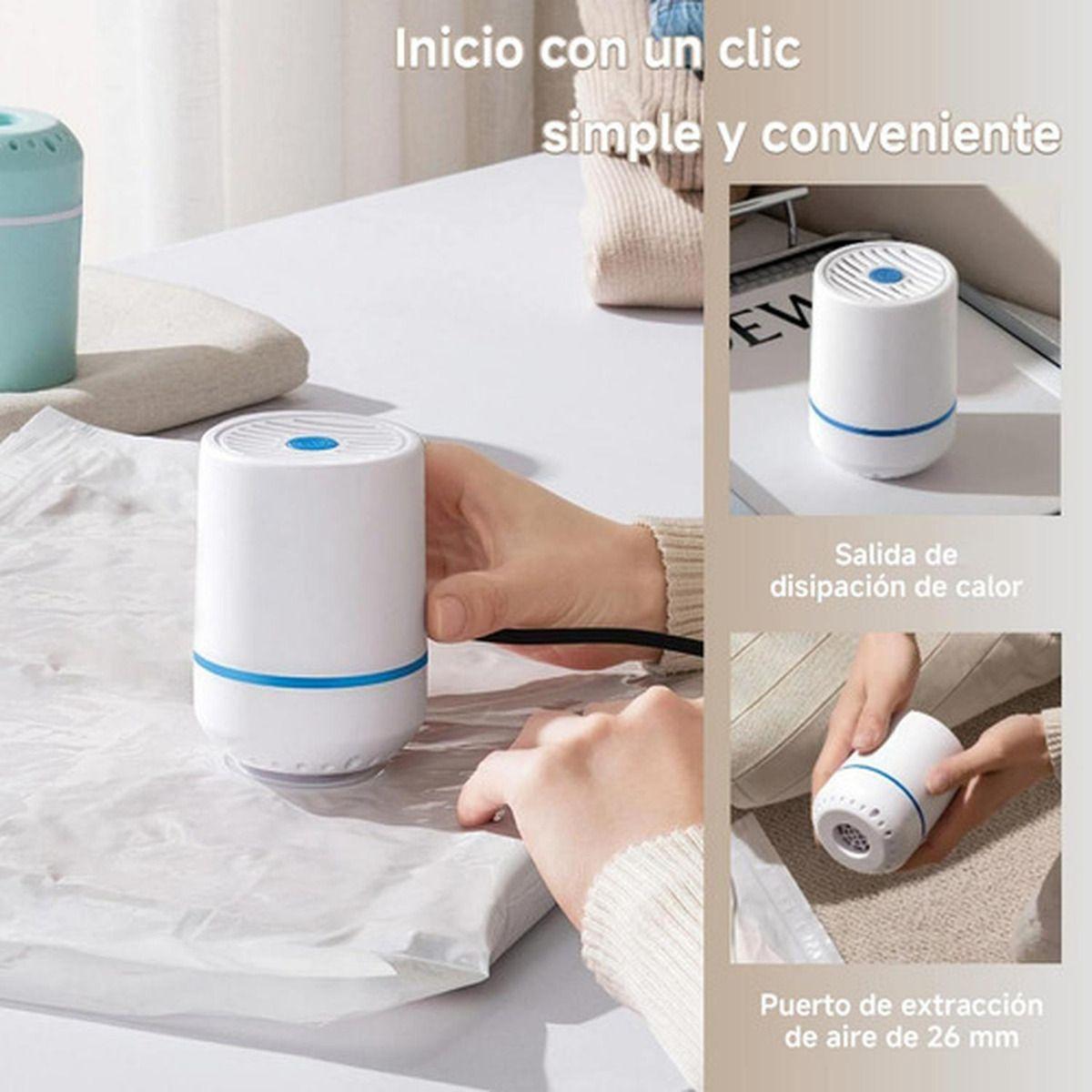 8 Bolsas Organizadoras Al Vacio Con Bomba Electrica Norplat-4