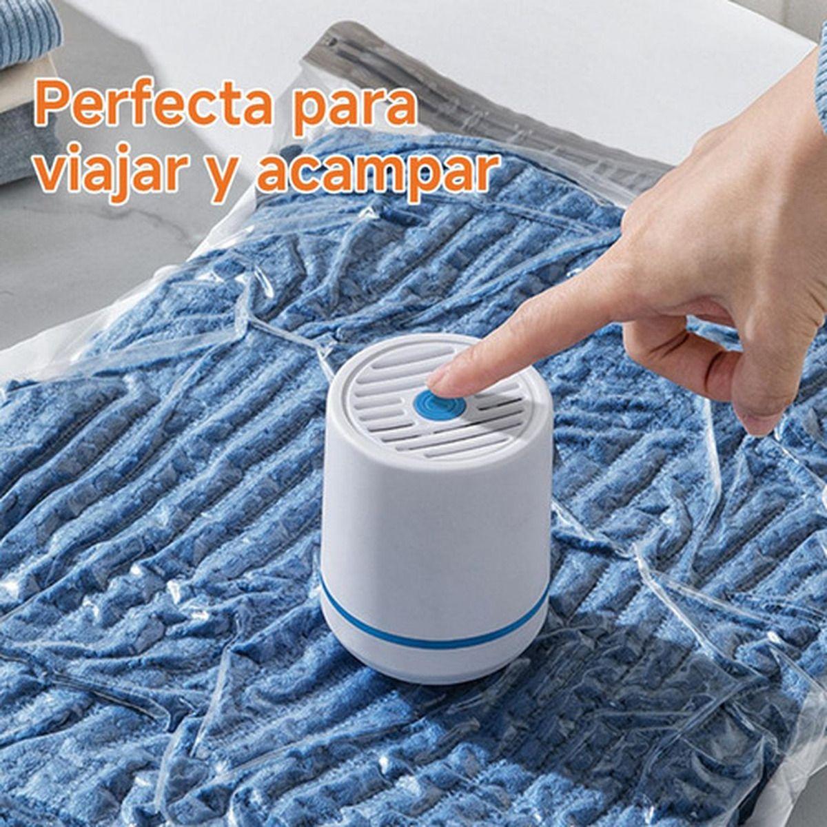 8 Bolsas Organizadoras Al Vacio Con Bomba Electrica Norplat-8