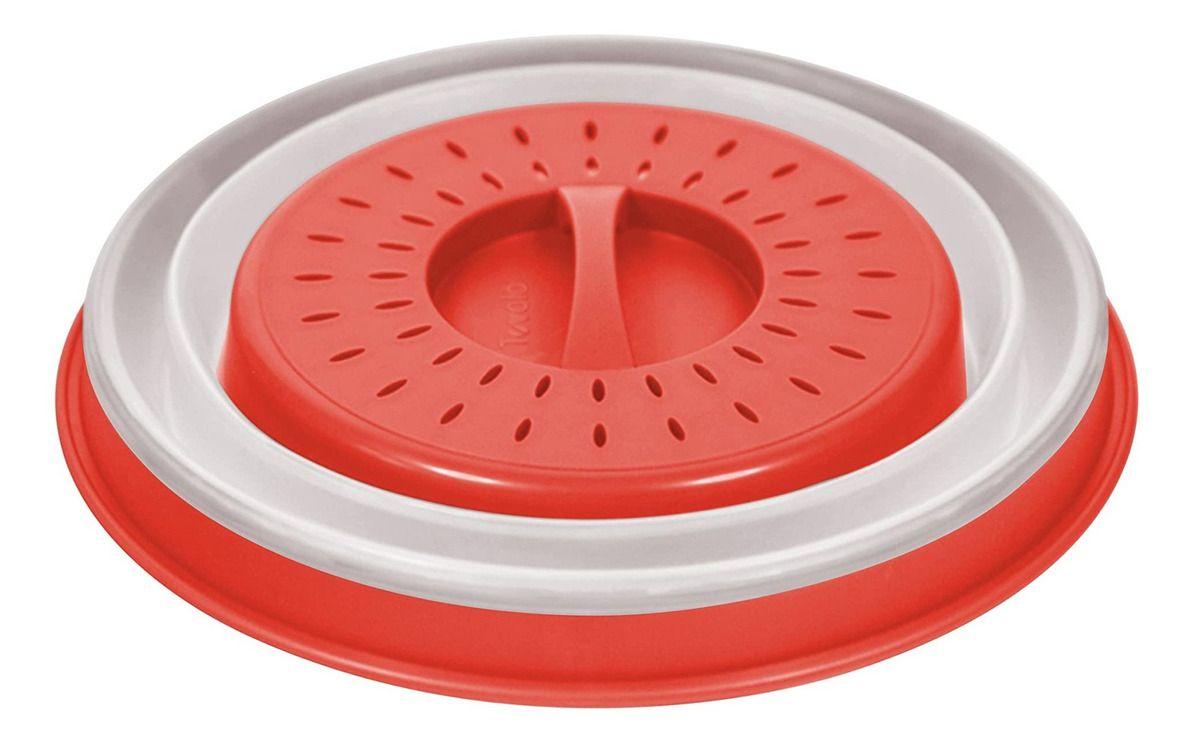 Tapa Microondas 27cm Plegable Anti Salpicadura - Norplat-2