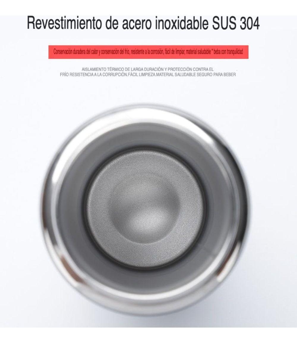 Termo Botella Agua Termica Acero Inoxidable 740ml + 3 Tapas - Norplat-5