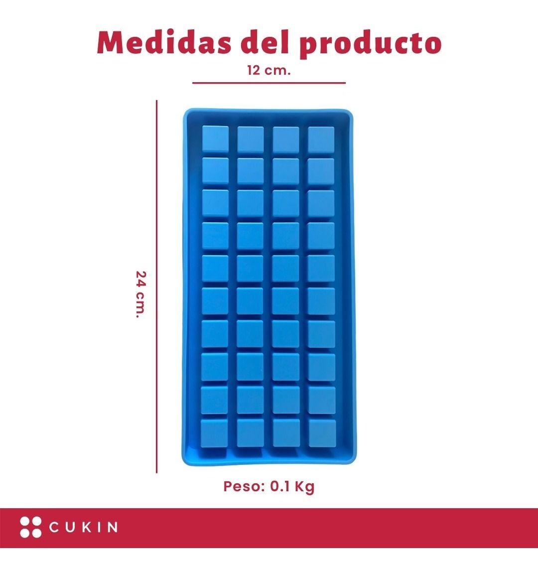 Molde De Silicona Para 40 Mini Cubos De Hielo - Norplat-3