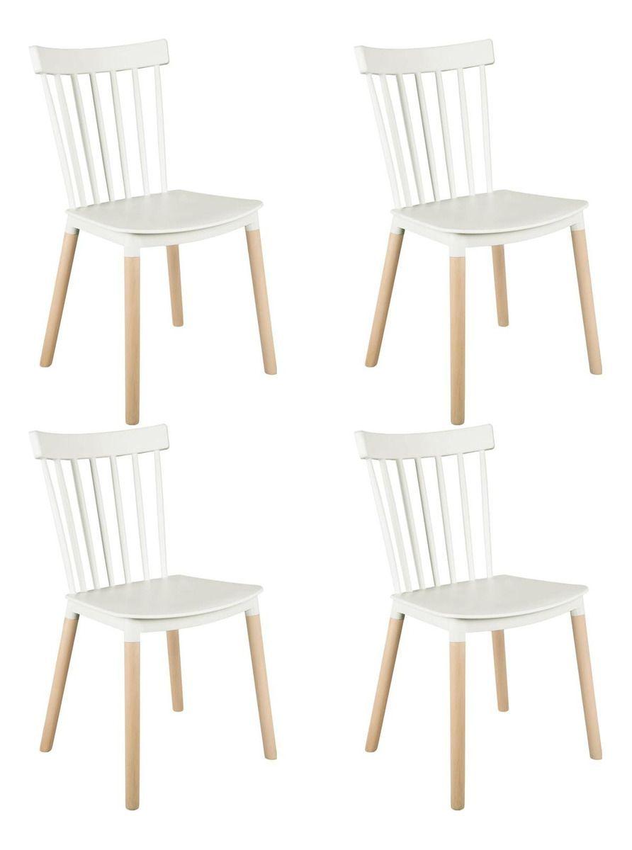 Pack 4 Sillas Comedor Windsor Aptas Terraza - Norplat-0