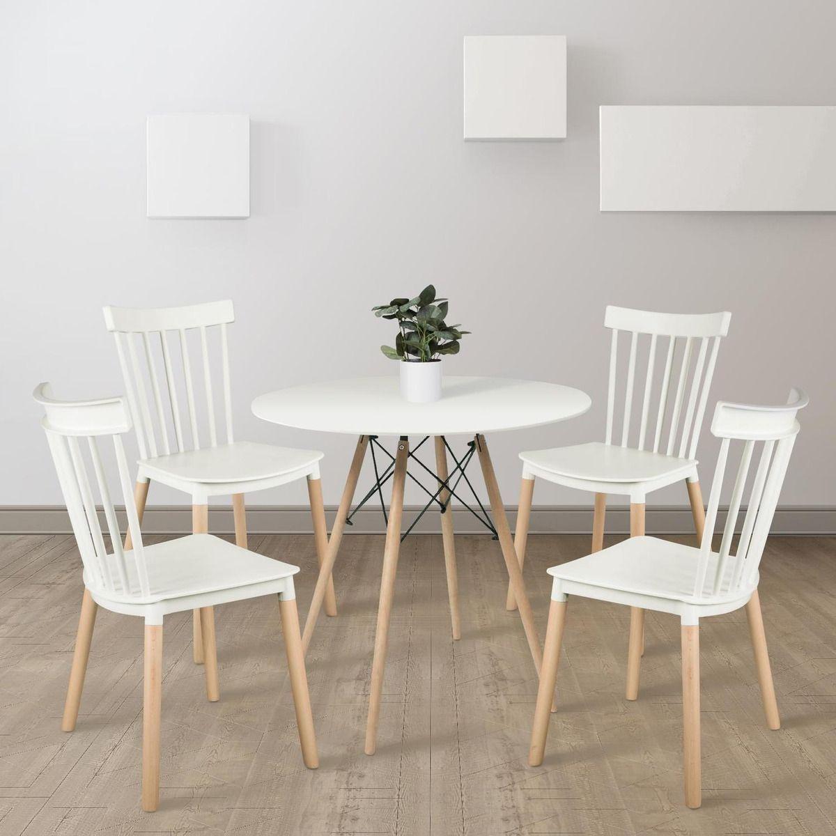 Pack 4 Sillas Comedor Windsor Aptas Terraza - Norplat-1