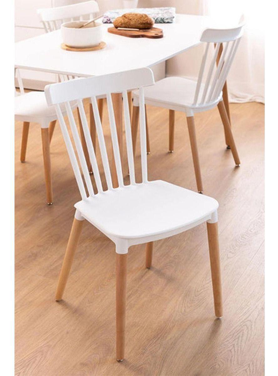 Pack 4 Sillas Comedor Windsor Aptas Terraza - Norplat-3