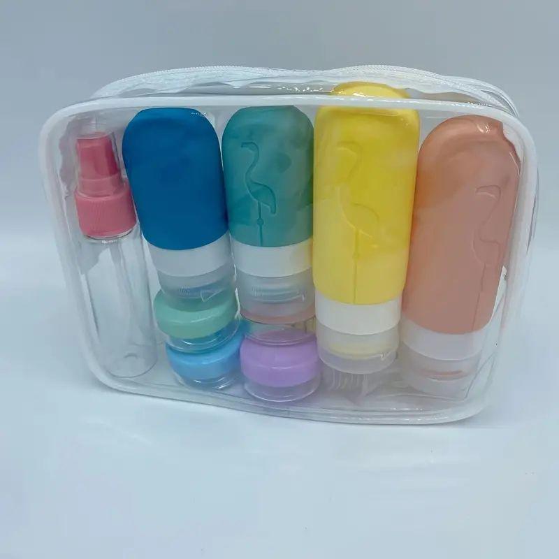 Set De Viaje Botellas Plásticas Dispensadoras 17 Pcs Norplat-3