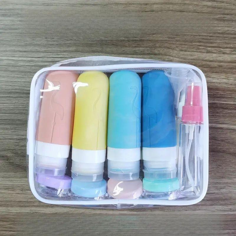 Set De Viaje Botellas Plásticas Dispensadoras 17 Pcs Norplat-6
