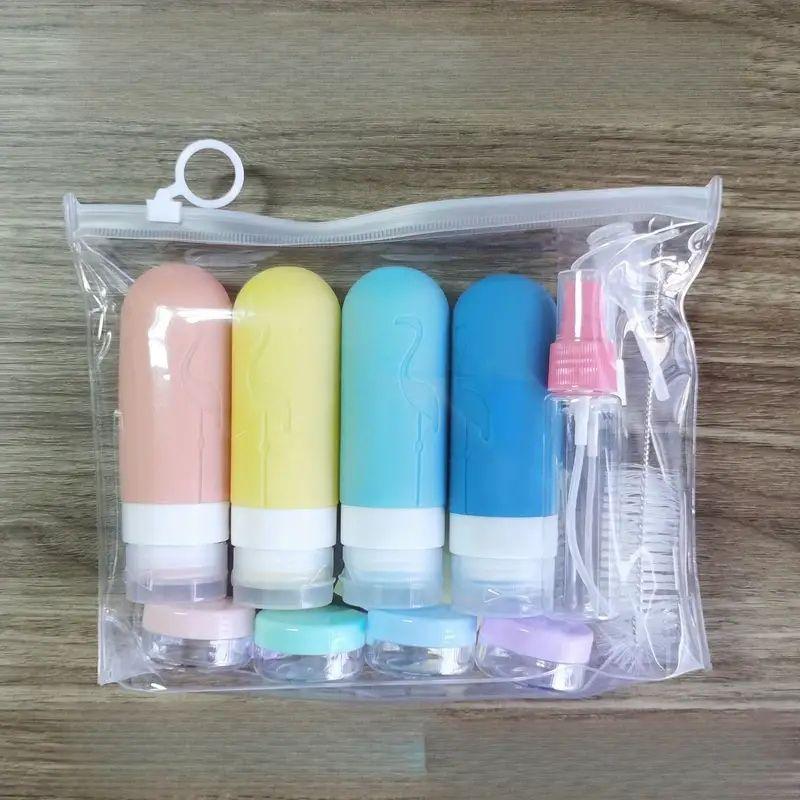 Set De Viaje Botellas Plásticas Dispensadoras 17 Pcs Norplat-7