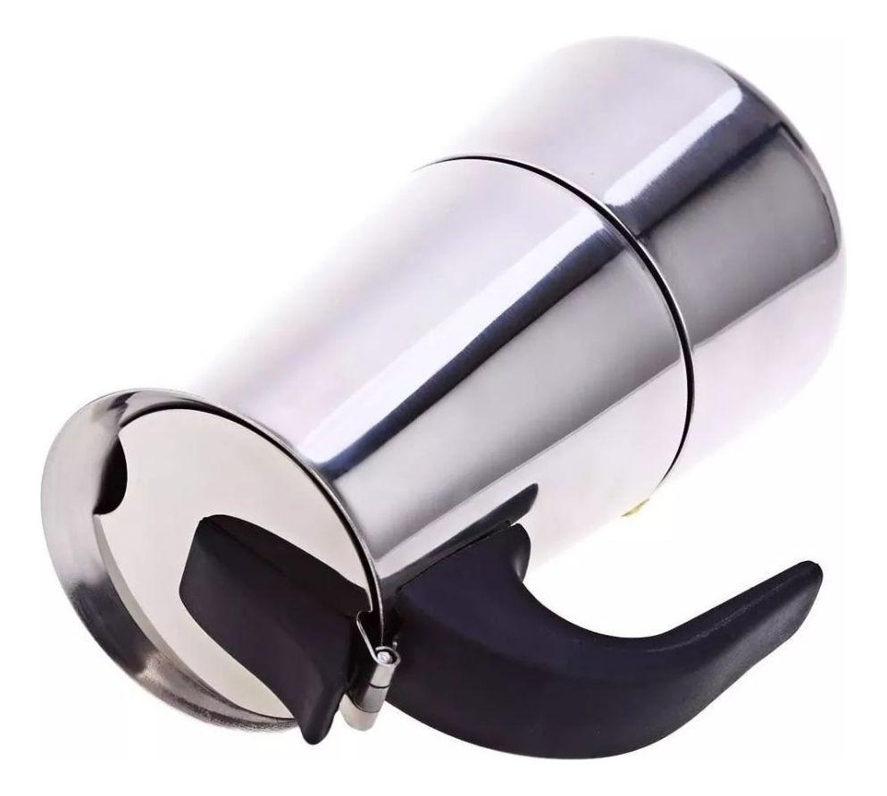 Cafetera Italiana 450ml Espresso 9 Tazas Acero Inoxidable - Norplat-7