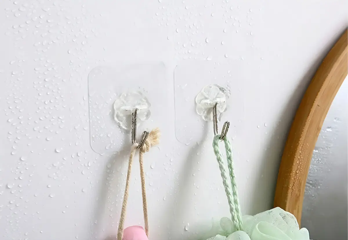 Pack 10 Unidades Gancho Para Pared / Metálico Con Adhesivo - Norplat-5
