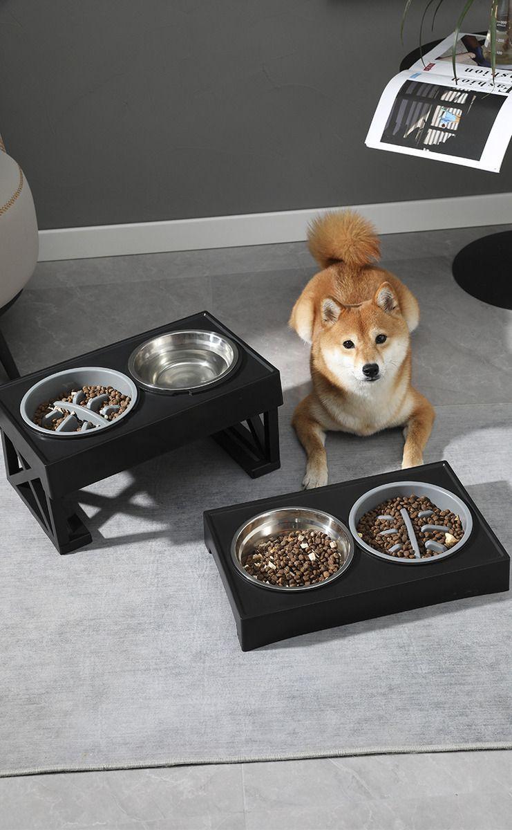 Comedero-bebedero Para Perros Altura Ajustable - Plato Acero - Norplat-3