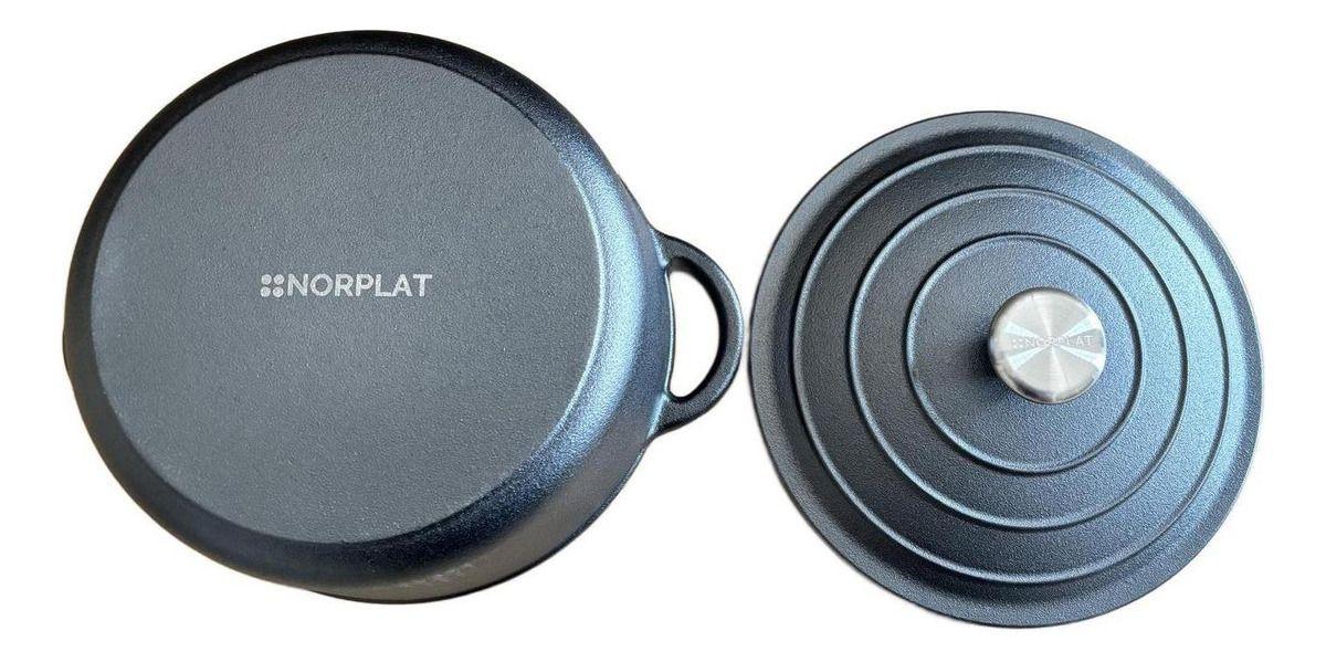 Olla De Hierro Fundido 24 Cm 3.5 Lts - Va Al Horno - Norplat-3