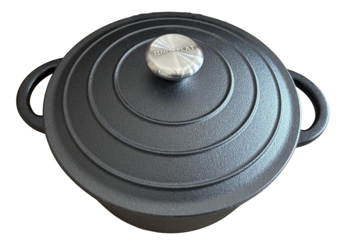 Olla De Hierro Fundido 24 Cm 3.5 Lts - Va Al Horno - Norplat-8