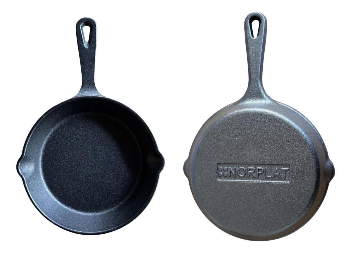 Sarten Redondo Hierro Fundido 16cm Provoleta Cocina Norplat-1