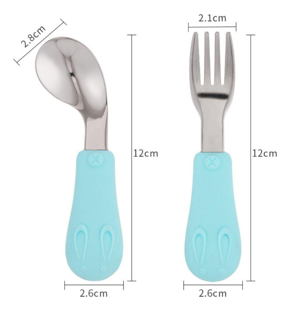 Set De Cubiertos Niño Niña Bebe Cuchara Tenedor Con Estuche - Norplat-1