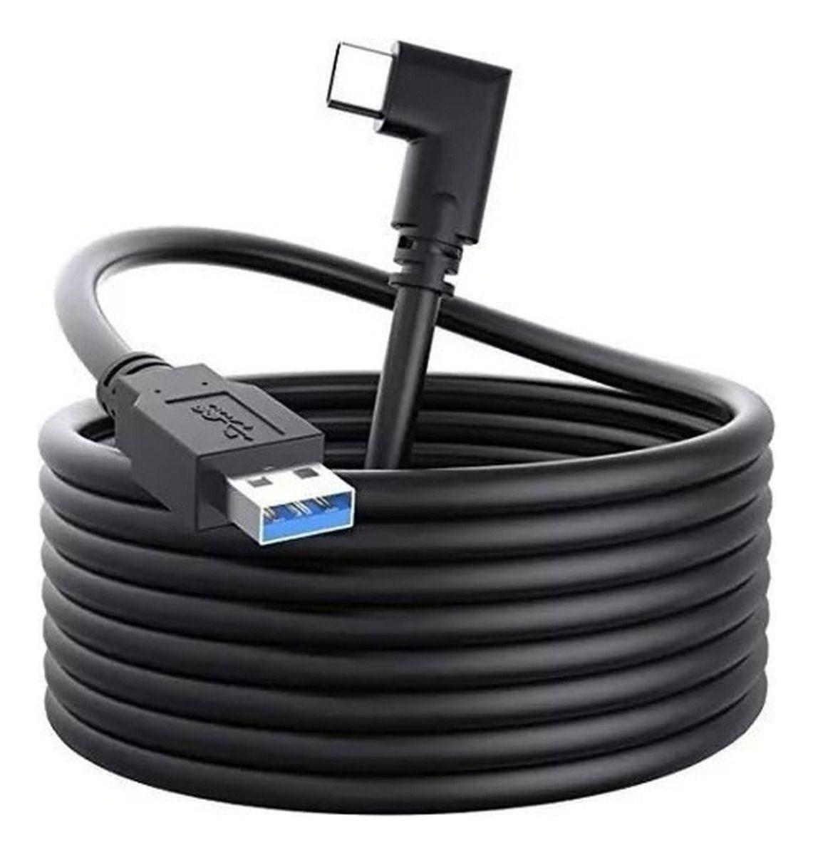 Cable Usb Oculus Link Quest 2 Vr Usb-c A 5mt 5gbps - Norplat-0