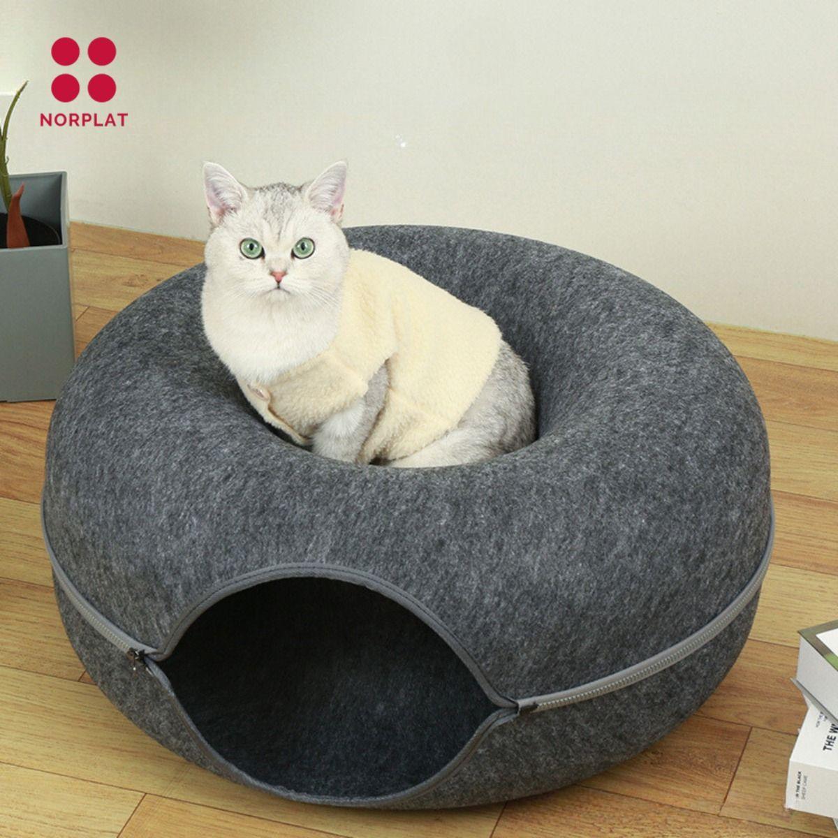 Tunel Cama Casa Gato Mascota Talle Pequeño - Norplat - Norplat-4