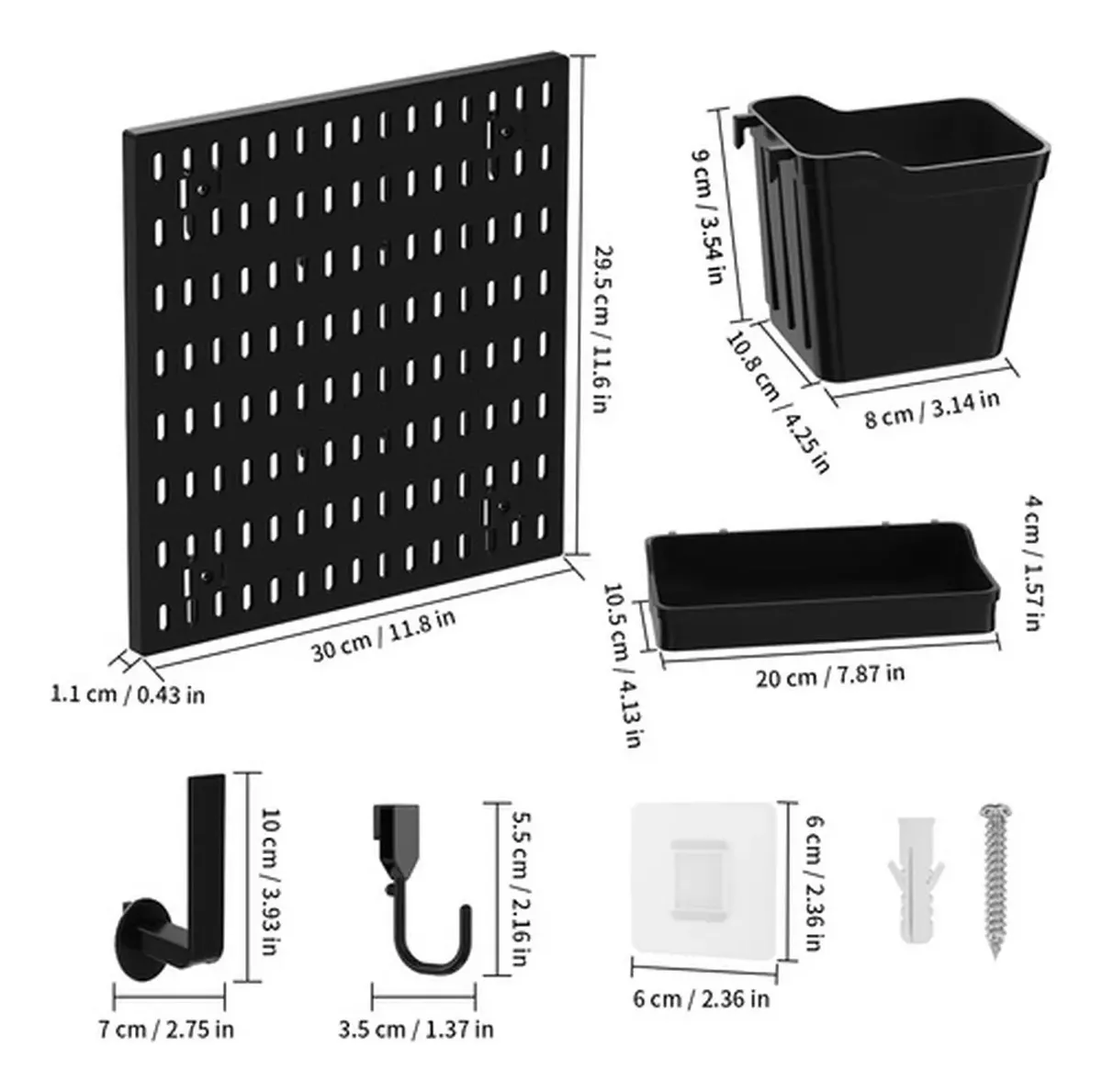 Organizador De Escritorio Pegado A La Pared - Norplat-1