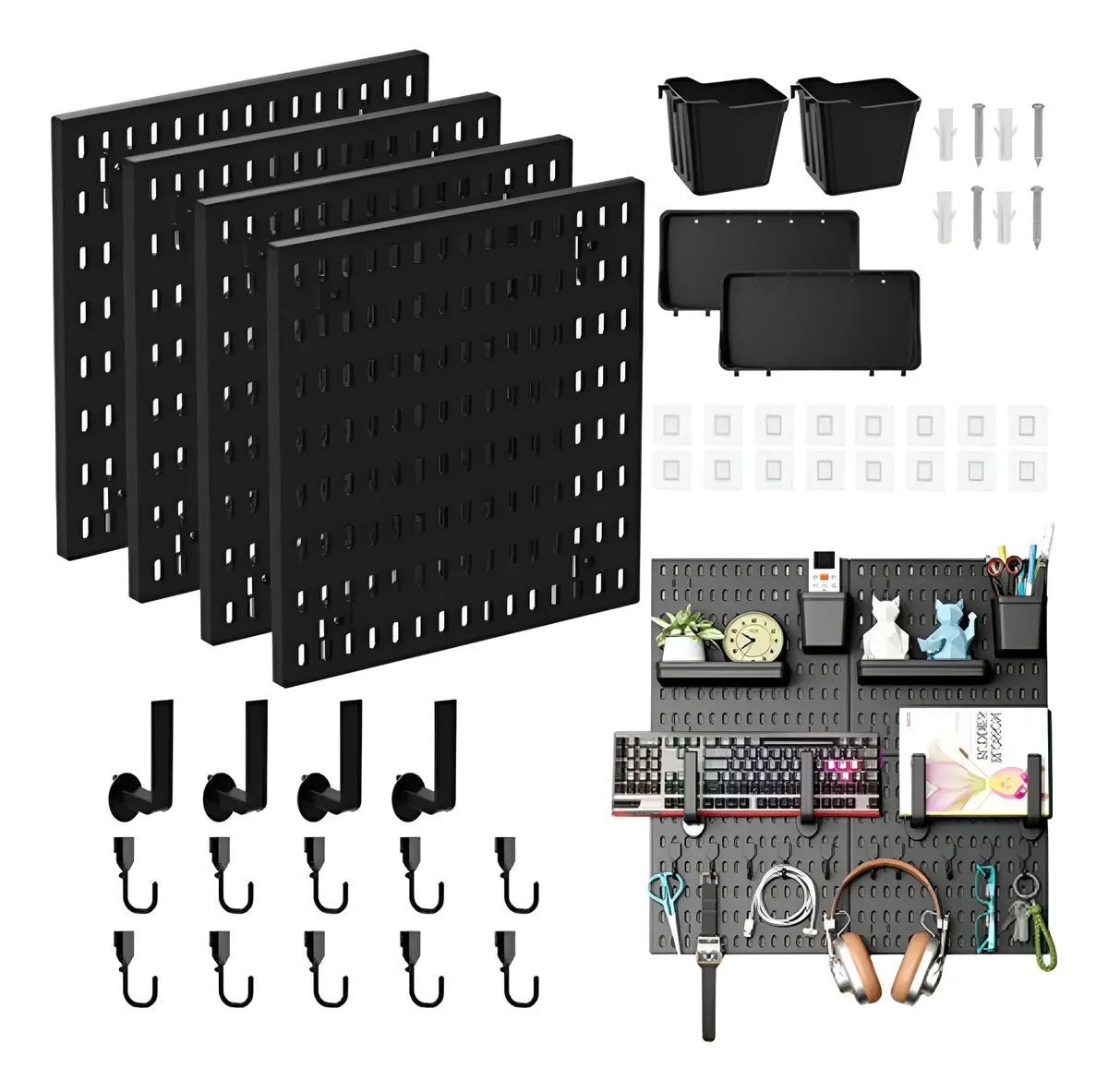Organizador De Escritorio Pegado A La Pared - Norplat-5