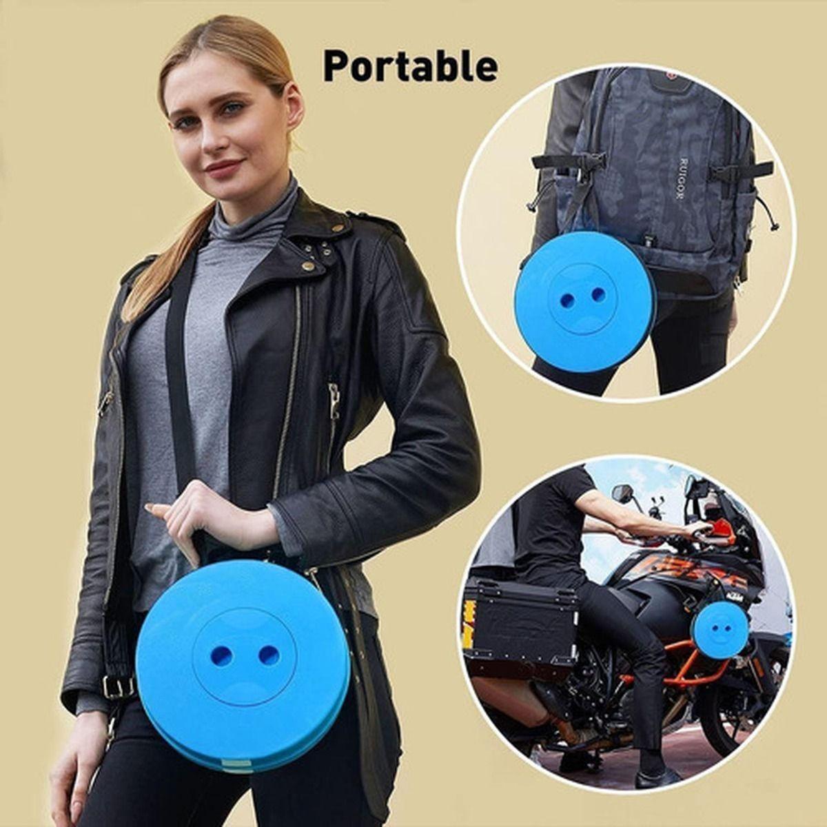Taburete Plegable Portátil De Plástico Retráctil - Norplat-4