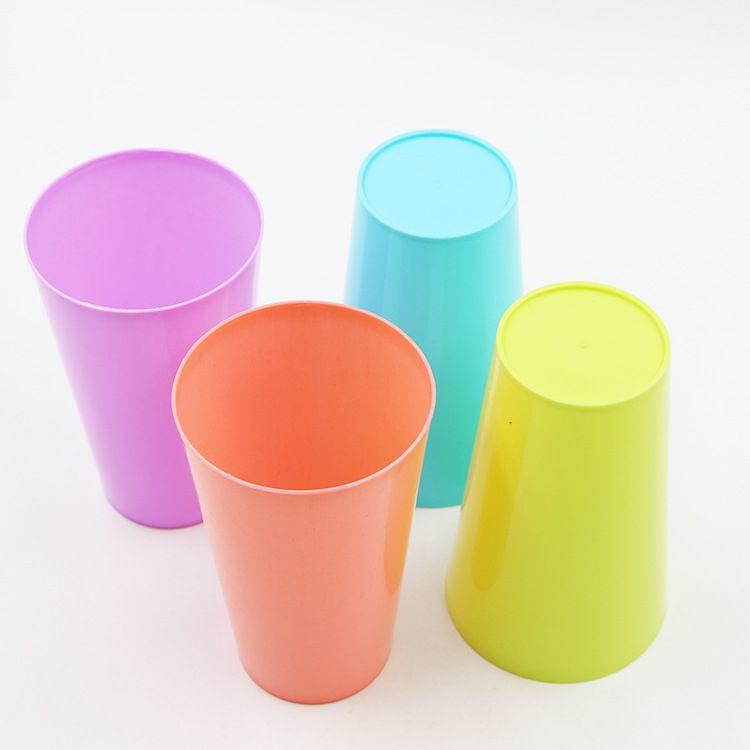 Pack 20 Vasos Plasticos Reutilizables Colores Fluor Norplat-4