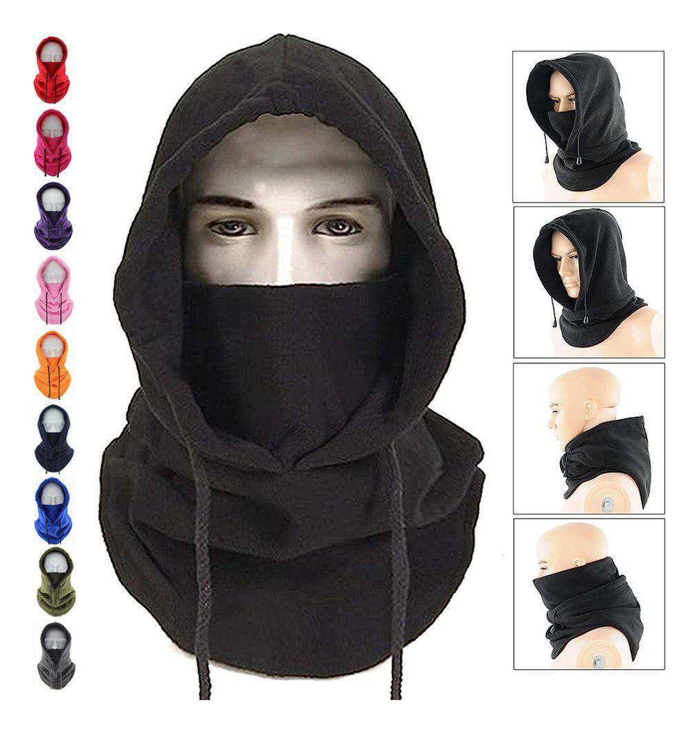 Gorro Pasamontañas Balaclava Polar 4 En 1 Outdoor - Norplat Azul Oscuro Talle Único-1