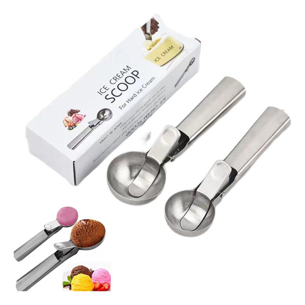 2 Cuchara Para Helado Profesional Artesanal Servir - Norplat-0