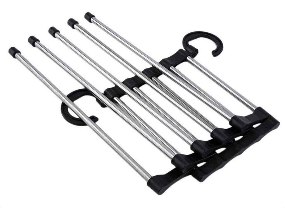 Gancho Pantalones Organizador Percha Ahorra Espacio 5 En 1 - Norplat-7