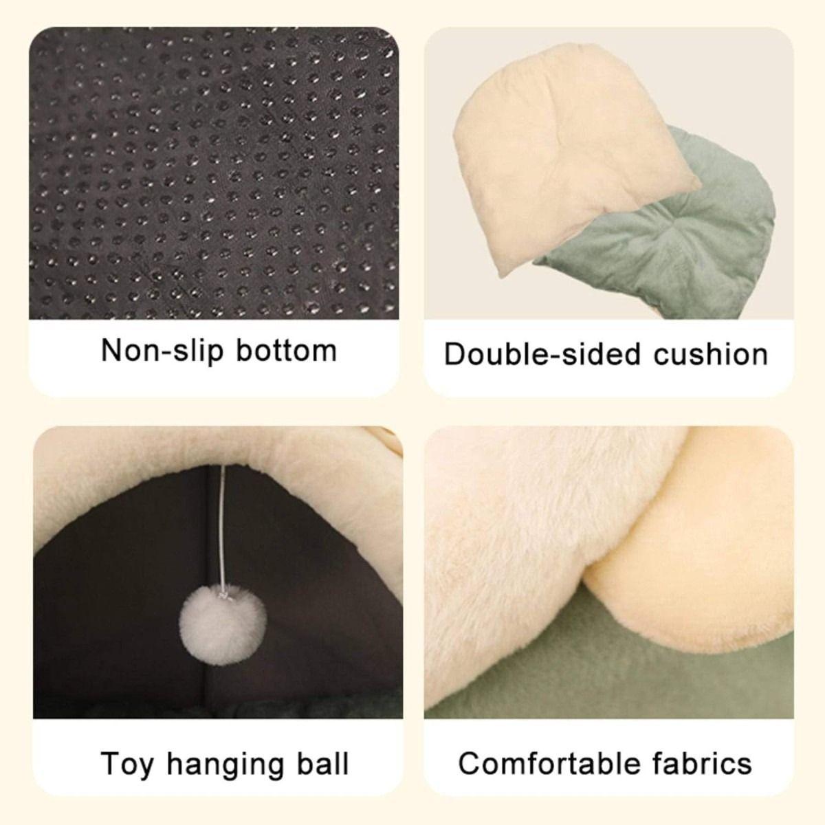 Casa Cama Plush Iglú Nido Mascota Perro Gatos - Norplat Original-3