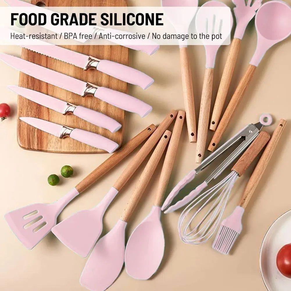 Set 19 Utensilios Cocina Acero Inoxidable Silicona - Norplat-6