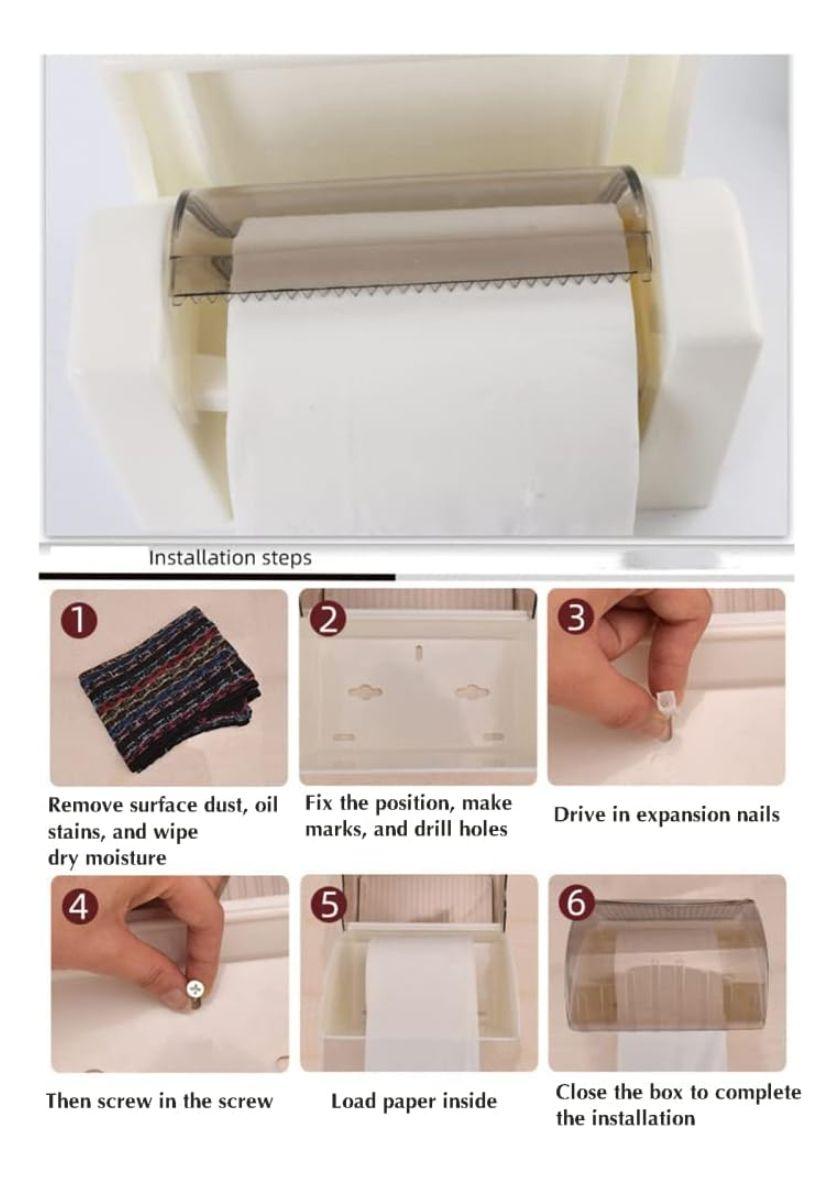 Porta Confort Y Repisa - Porta Rollo Papel Higiénico Norplat-8