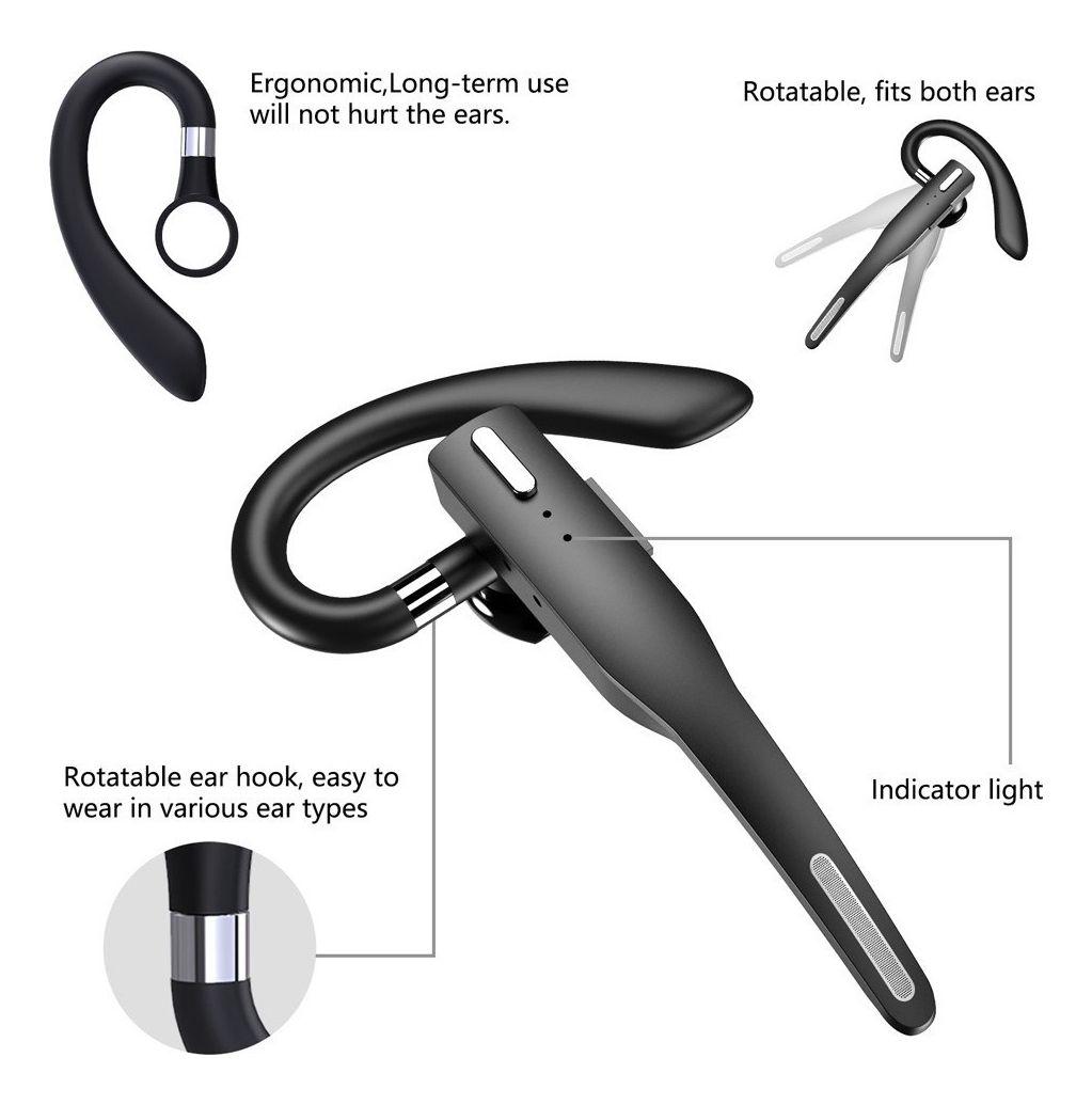 Manos Libres Audifono Inalambrico Bluetooth P/ Auto Norplat-7
