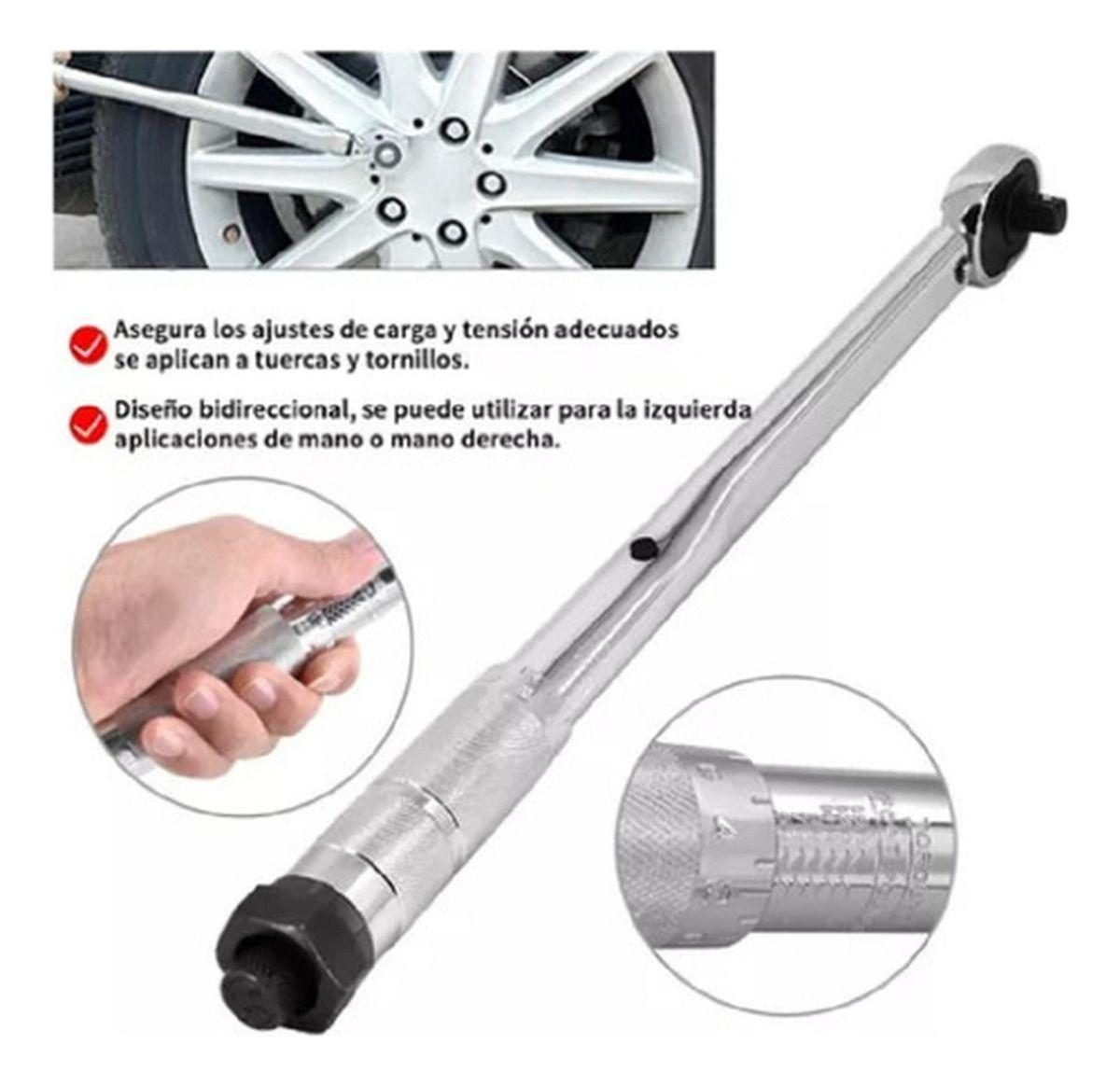 Llave De Torque Torquímetro 1/2 10-150 Lbs Pro - Norplat-2