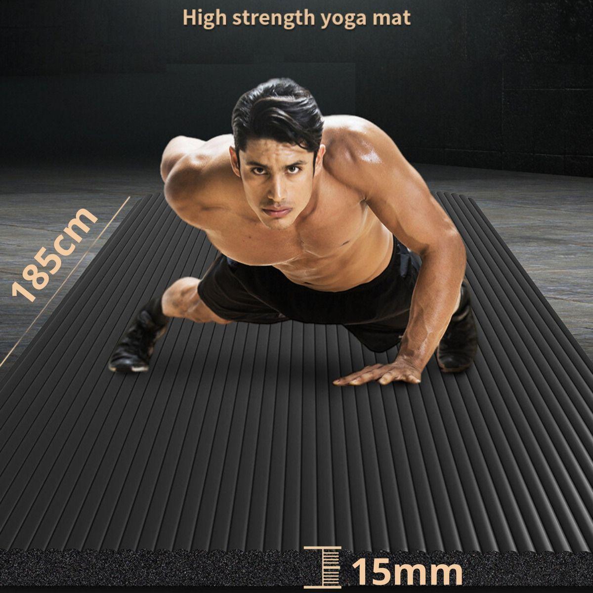 Colchoneta Yoga Mat Pilates 15mm + Bolso Transporte Norplat-2