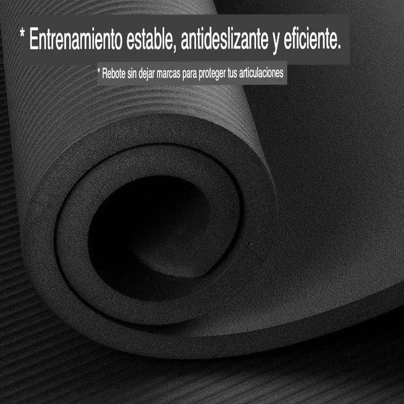 Colchoneta Yoga Mat Pilates 15mm + Bolso Transporte Norplat-7