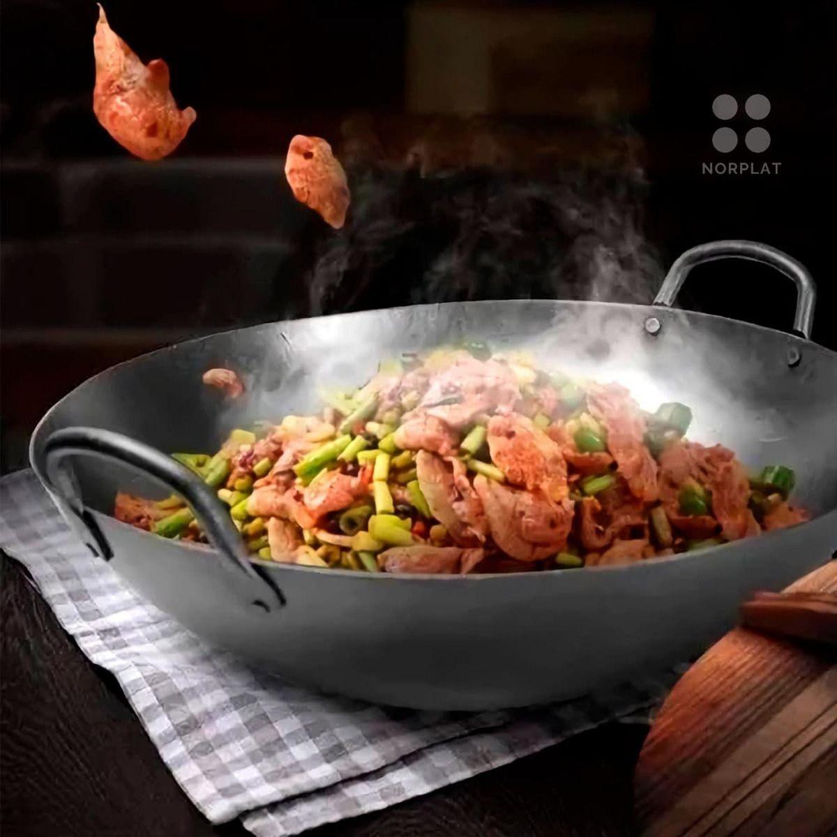 Wok 47 Cm Disco De Acero Inoxidable Para Cocimiento  Norplat-2