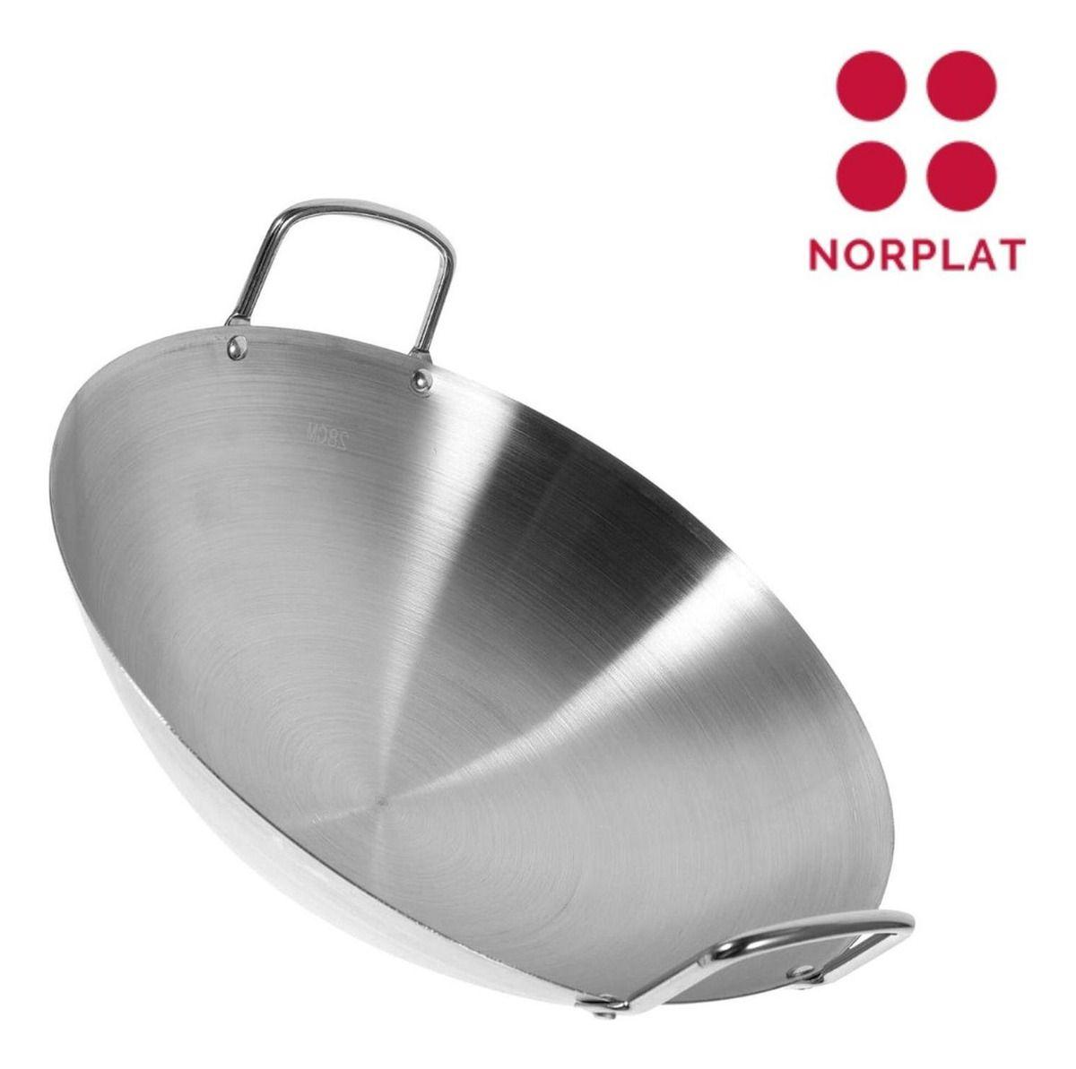 Wok 47 Cm Disco De Acero Inoxidable Para Cocimiento  Norplat-3