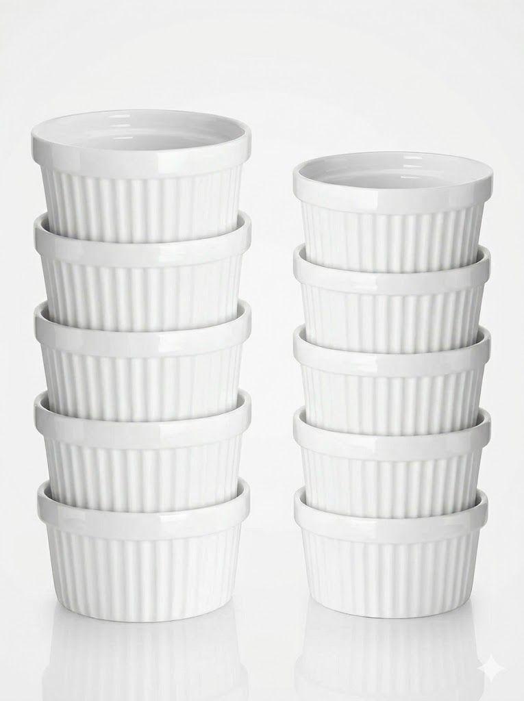 Pack 12 Tazones Grandes Apto Para Horno 270ml - Norplat-0