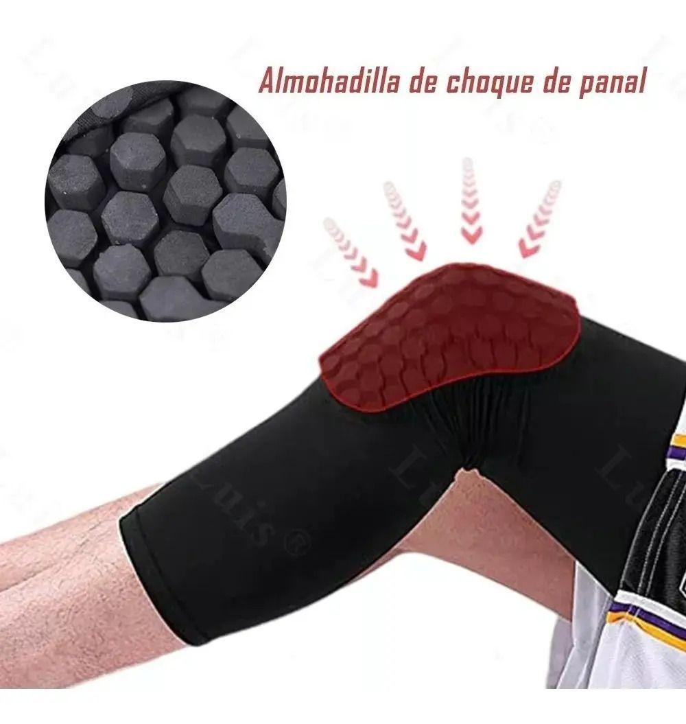 Par De Rodilleras Con Protección Deportiva Tipo Panal-2