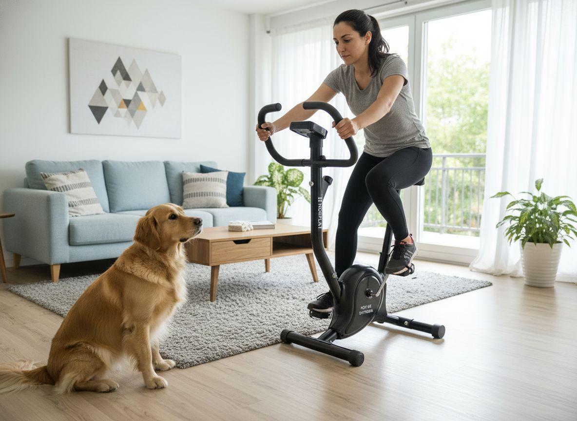 Bicicleta Estática Norplat Mujeres Fitness Spinning Gym Negro-8