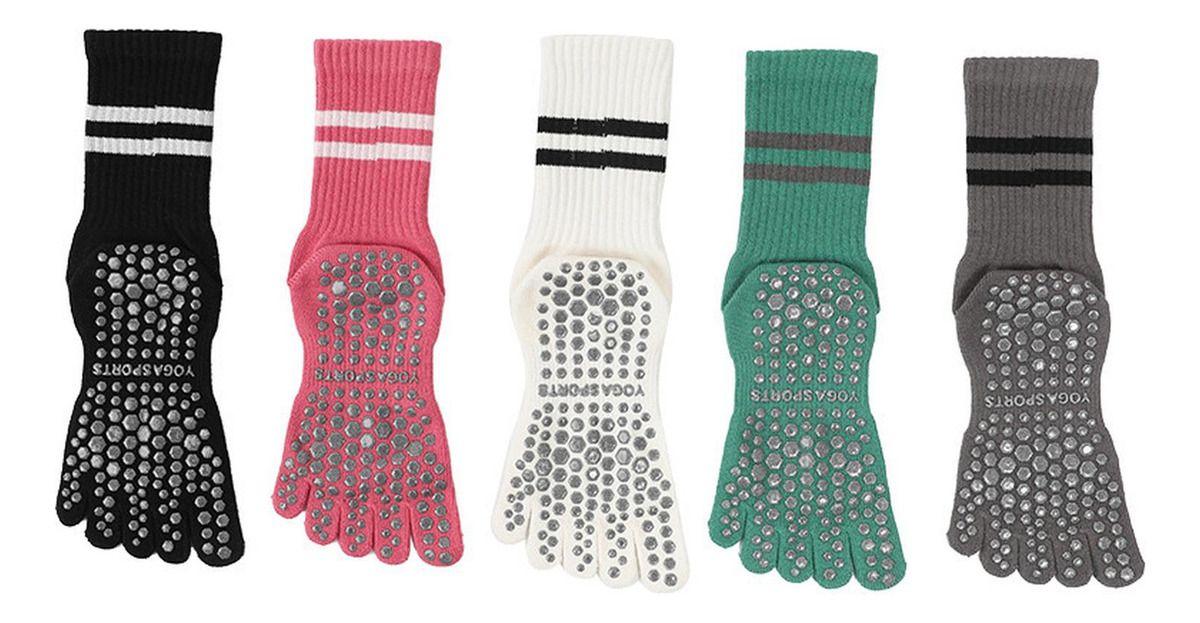 Calcetines Térmicos Con Dedos Antideslizantes Yoga - Norplat-5